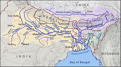 Ganges-Brahmaputra-Meghna basins
