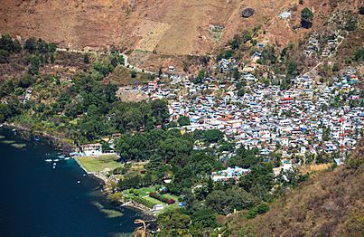 Hike down from the east rim to Lake Atitlan-Panajachel (6996011707)