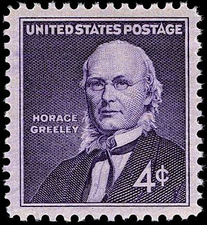 Horace Greeley 1961 issue