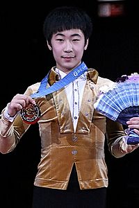 Jin Boyang at the 2013 JGP Final - Awarding ceremony