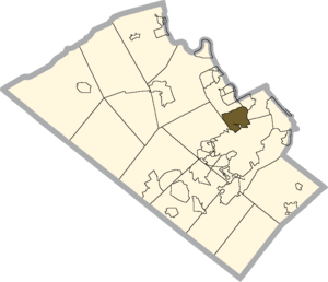 Location in Lehigh County