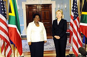 Secretary Clinton Meeting With South African Minister of Foreign Affairs