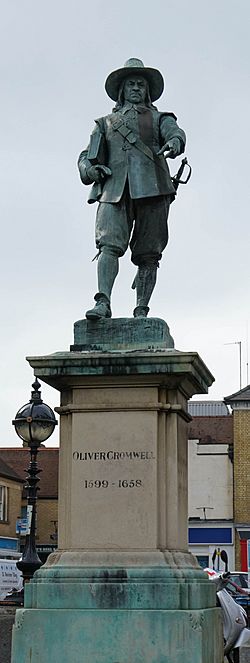 St Ives Cambs Oliver Cromwell statue.jpg