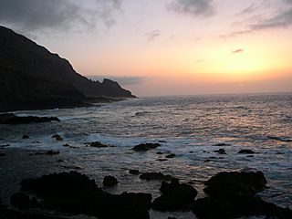 Sunrise coast nord La Palma