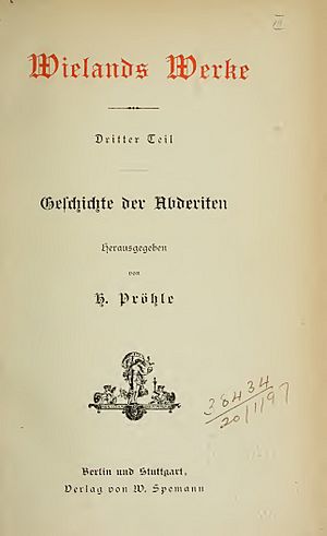 Wieland, Christoph Martin – Geschichte der Abderiten, 1887 – BEIC 3327825