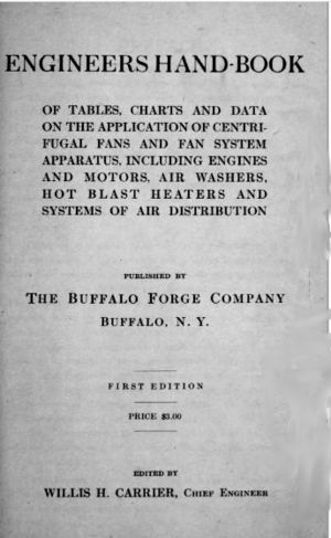 Willis Carrier Engineers Handbook