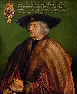 Albrecht Dürer - Portrait of Maximilian I - Google Art Project