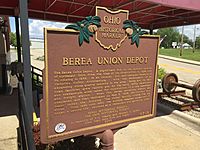 Berea Union Depot - Ohio Historical Marker