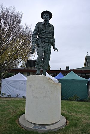 Statue of Charles Upham