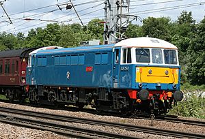 Classic preserved West Coast Main Line 1960s electric locomotive 'Les Ross.' - panoramio