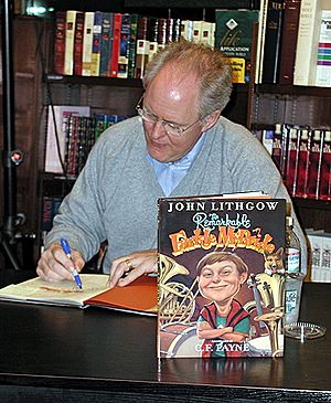 John Lithgow autographing