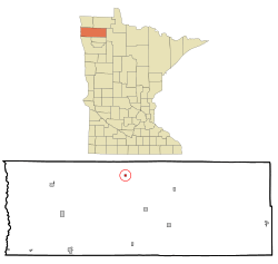 Location of Strandquist, Minnesota