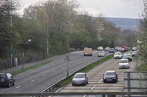 Newport - Forge Road A467 - geograph-3929533-by-Lewis-Clarke