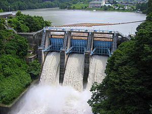 Takato Dam discharge