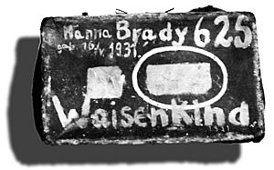Valise d'Hanna Brady (Hana Bradyovà 1931-1944)