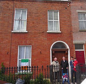 44 Mountjoy Street on the 100th anniversary commemorations of the Easter Rising