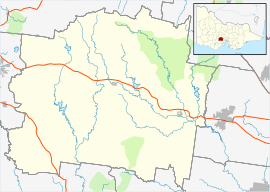 Ballan is located in Shire of Moorabool