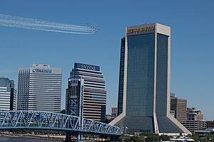 Blue Angels over Jacksonville 8 5 2020