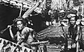 COLLECTIE TROPENMUSEUM Een Ibu Dajak krijger uit Long Nawan Z. en O. afdeling Borneo. TMnr 60034031