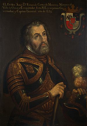 Capitán general, Copia de un retrato de Hernán Cortés, ~1485 - 2-12-1547, retrato anónimo (1525)