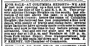 Chicago Daily Tribune Sun Oct 25 1891 p.19
