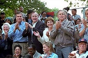 Five members of the Bush family (June 2001)