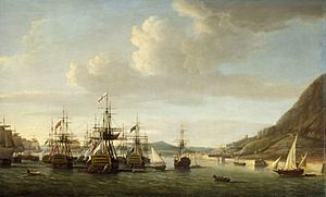 Gibraltar Relieved By Sir George Rodney