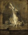 Jean-Baptiste Siméon Chardin - Lapin mort et attirail de chasse