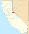 State map highlighting Alpine County