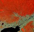 Ottawa River from satellite
