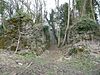 Part of Llangibby Castle ruins