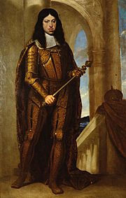Pietro Liberi or Guido Cagnacci (attr.) - Emperor Leopold I in coronation armor