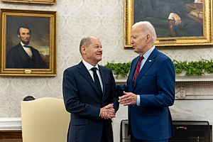 President Joe Biden and Chancellor Olaf Scholz