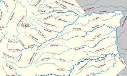 Río Meta y afluentes