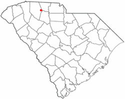 Location of Pacolet, South Carolina