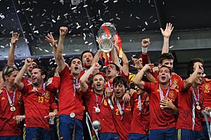 Spain national football team Euro 2012 trophy 02