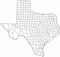 Location of Seagraves, Texas