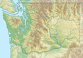 Columbia Peak is located in Washington (state)
