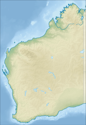 RAAF LearmonthYPLM is located in Western Australia