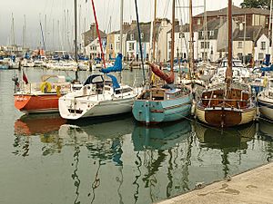 Boats in Weymouth Harbour - geograph.org.uk - 902578