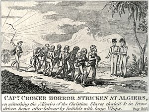 Captain walter croker horror stricken at algiers 1815