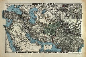 Central Asia - Afghanistan and her relation to British and Russian territories. LOC 2004629038