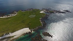 Drone photo of the Monach Islands (36341515582)