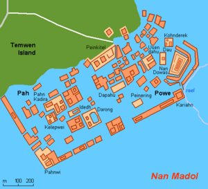 Map FM-Nan Madol