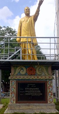 NT Rama Rao statue at NTR Circle, Anantapur