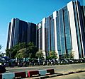 Side view of Central Bank of Nigeria, Abuja