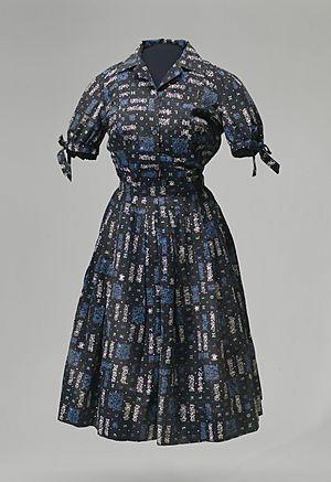 Smithsonian - NMAAHC - Outfit worn by Carlotta Walls to Little Rock Central High School - NMAAHC 2012.117.1ab