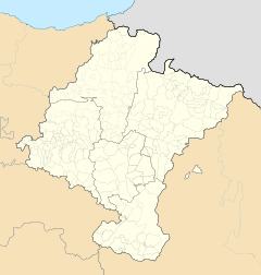 Badostáin is located in Navarre