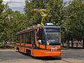 71-623 (KTM-23) tram in Ufa (on test route)