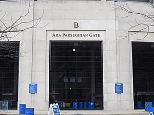 Ara Parseghian Gate, Notre Dame Stadium, University of Notre Dame, South Bend, Indiana (11045765074)